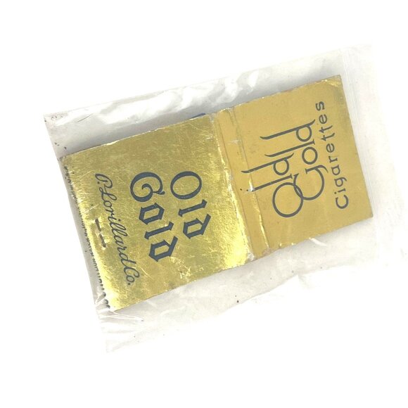 Vintage Old Gold Cigarette Matchbook with Matches and Striker Sealed Packaging - Picture 3 of 8